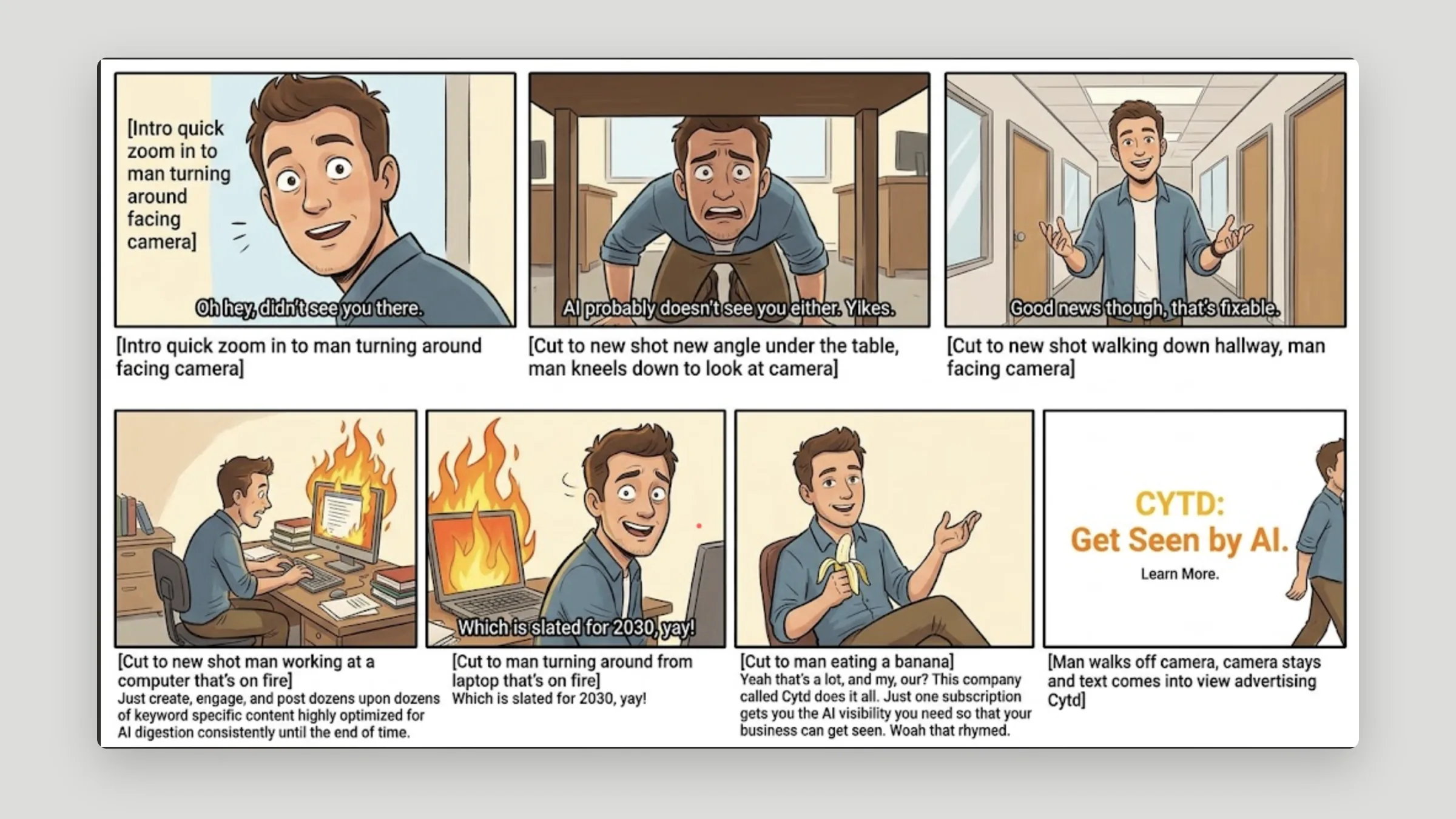 cytd.[ai] commercial storyboard