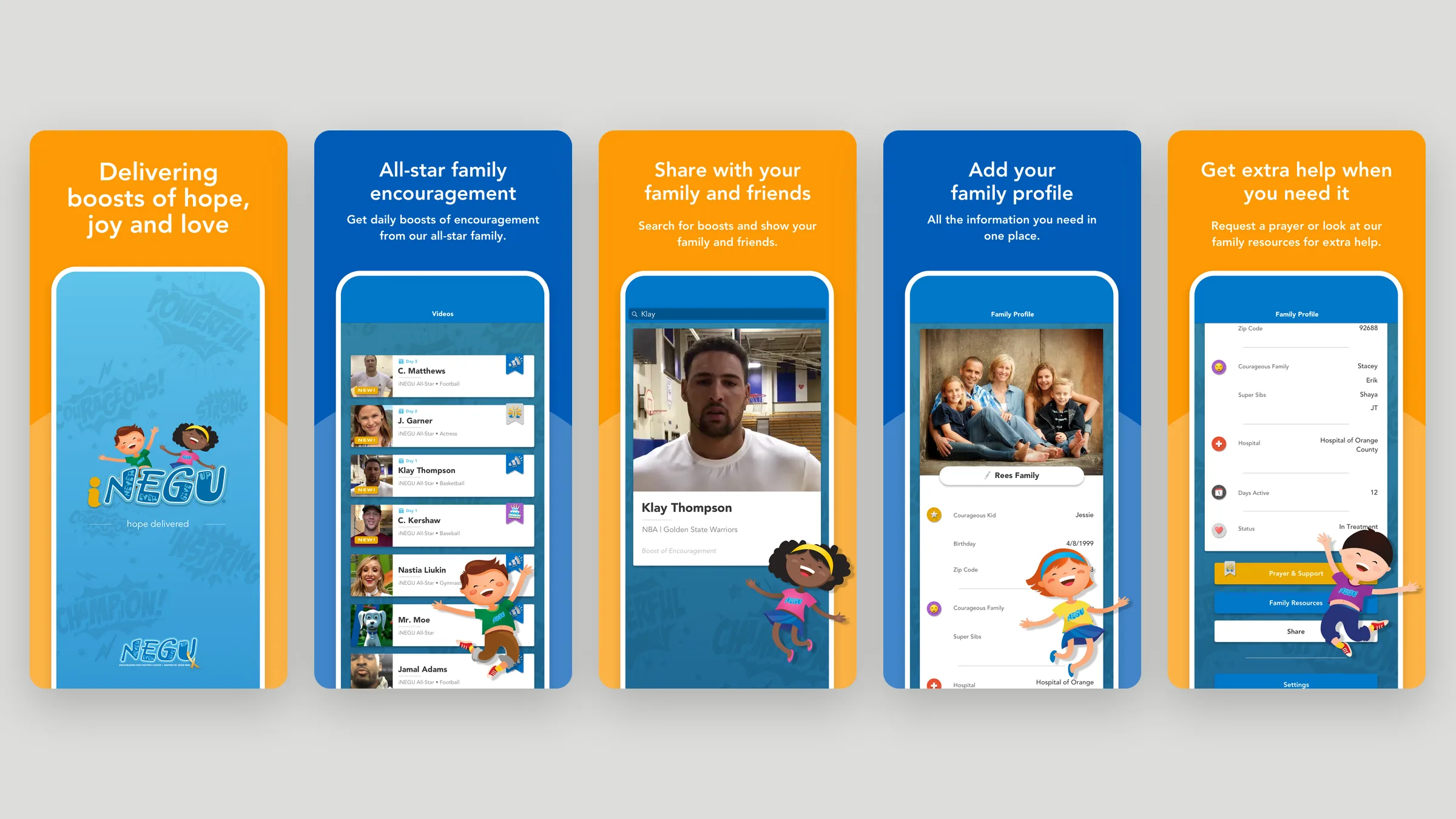 iNEGU App Store screenshots