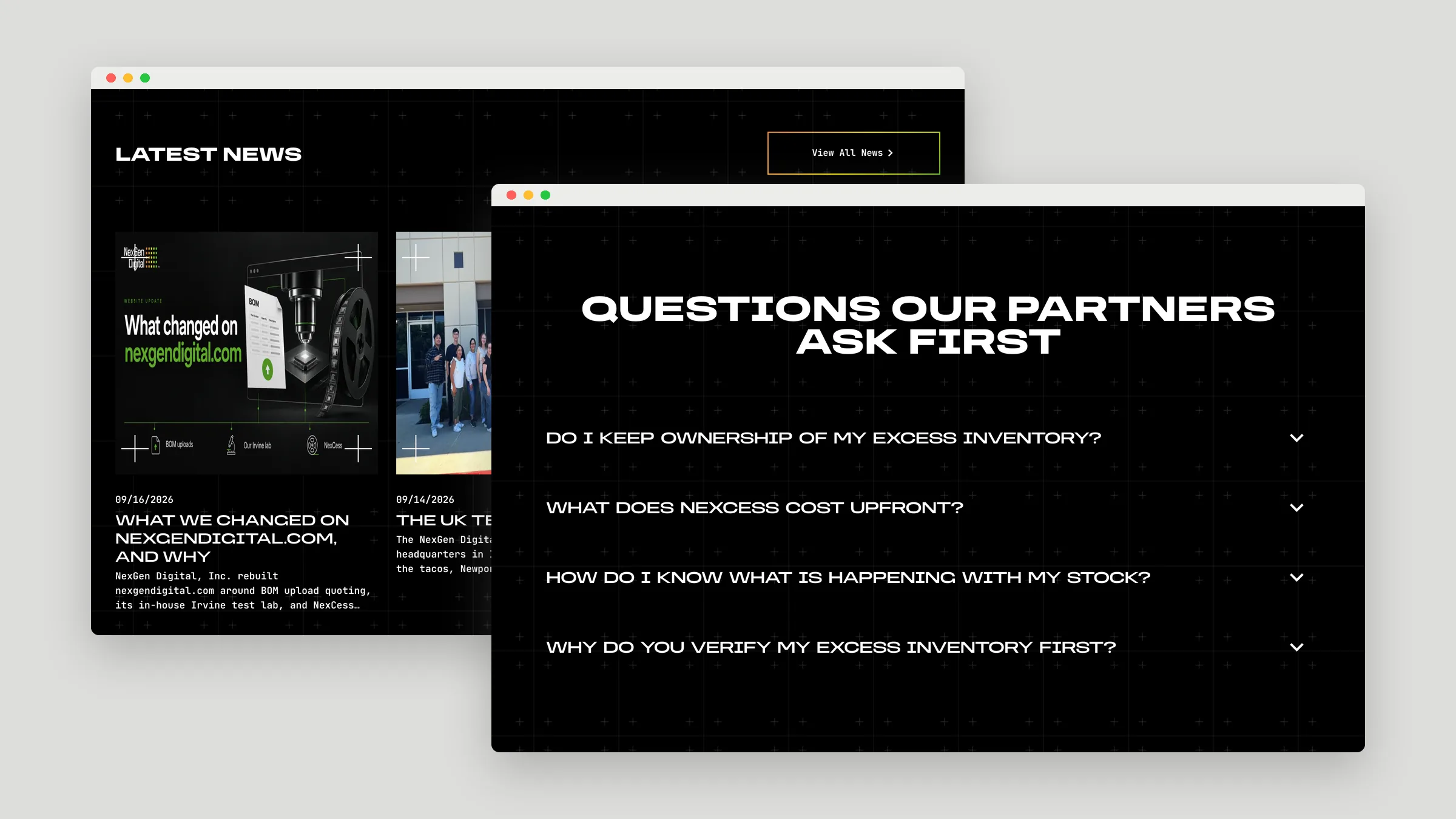NexGen Digital latest news and FAQ sections