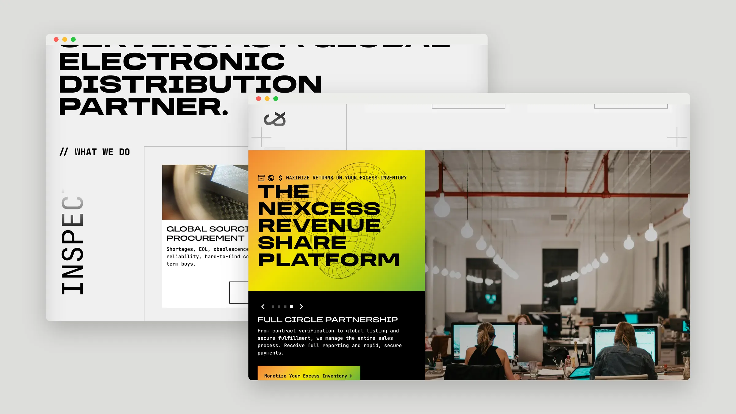 NexGen Digital services and NexCess sections