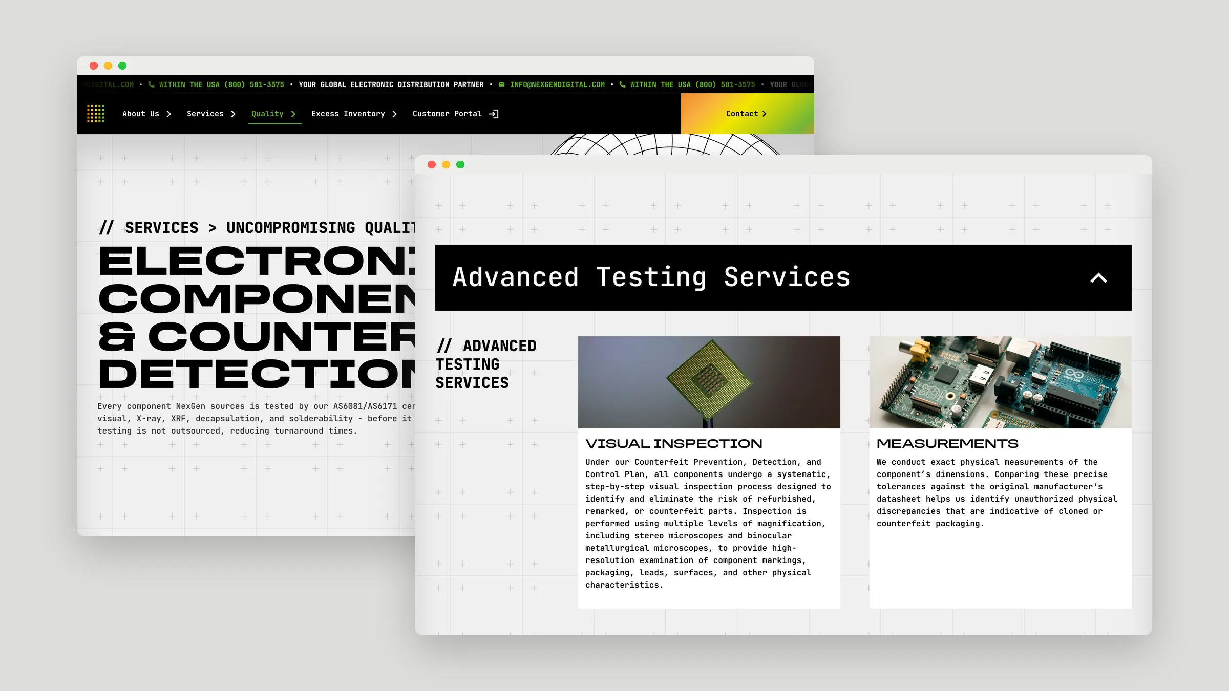 NexGen Digital quality assurance page