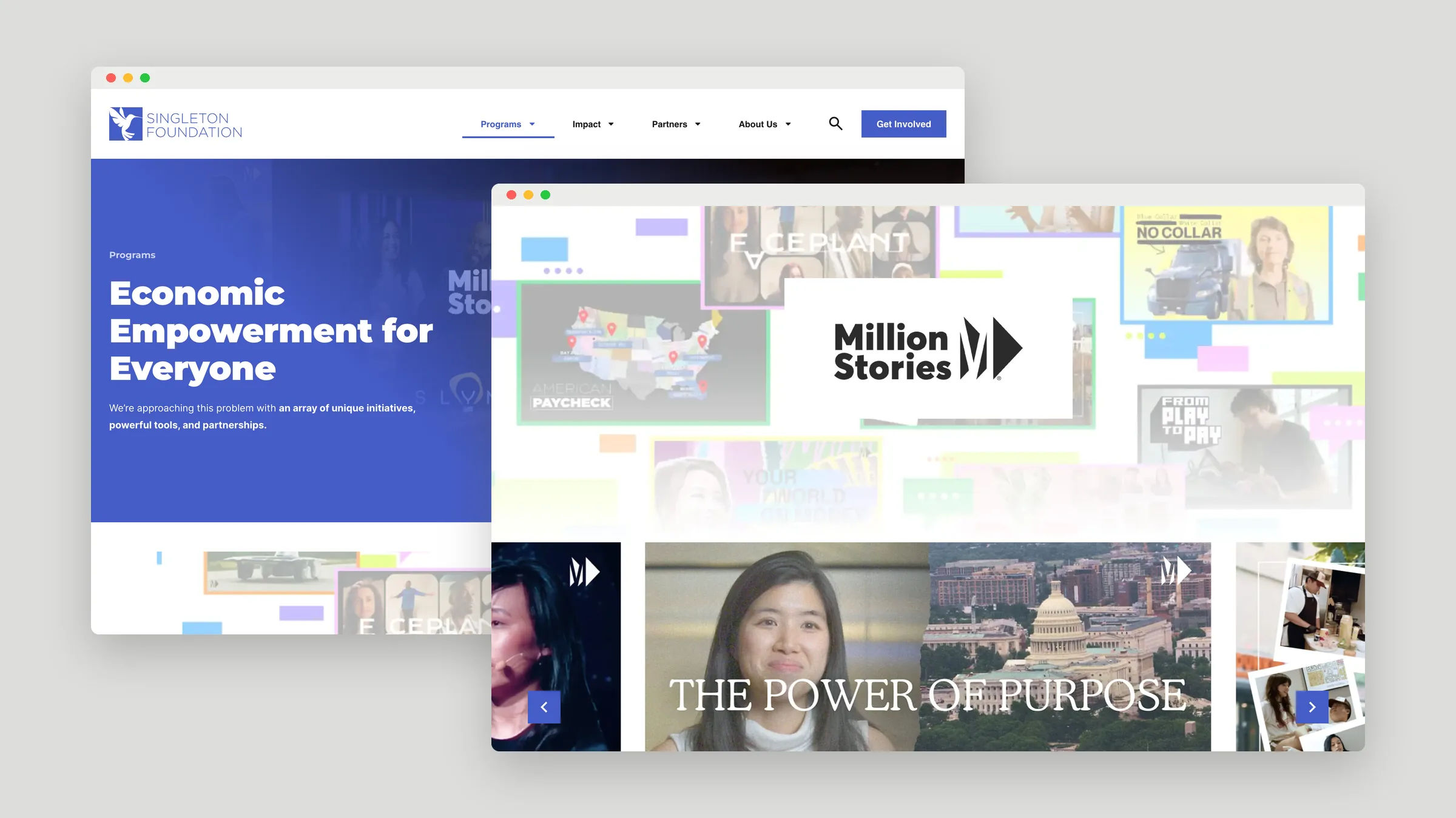 Singleton Foundation programs page